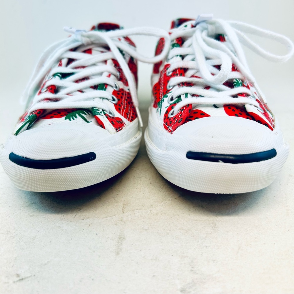 Converse Marimekko x Jack Purcell Ox White Red Strawberry Sneakers size 6 37 - Picture 3 of 14